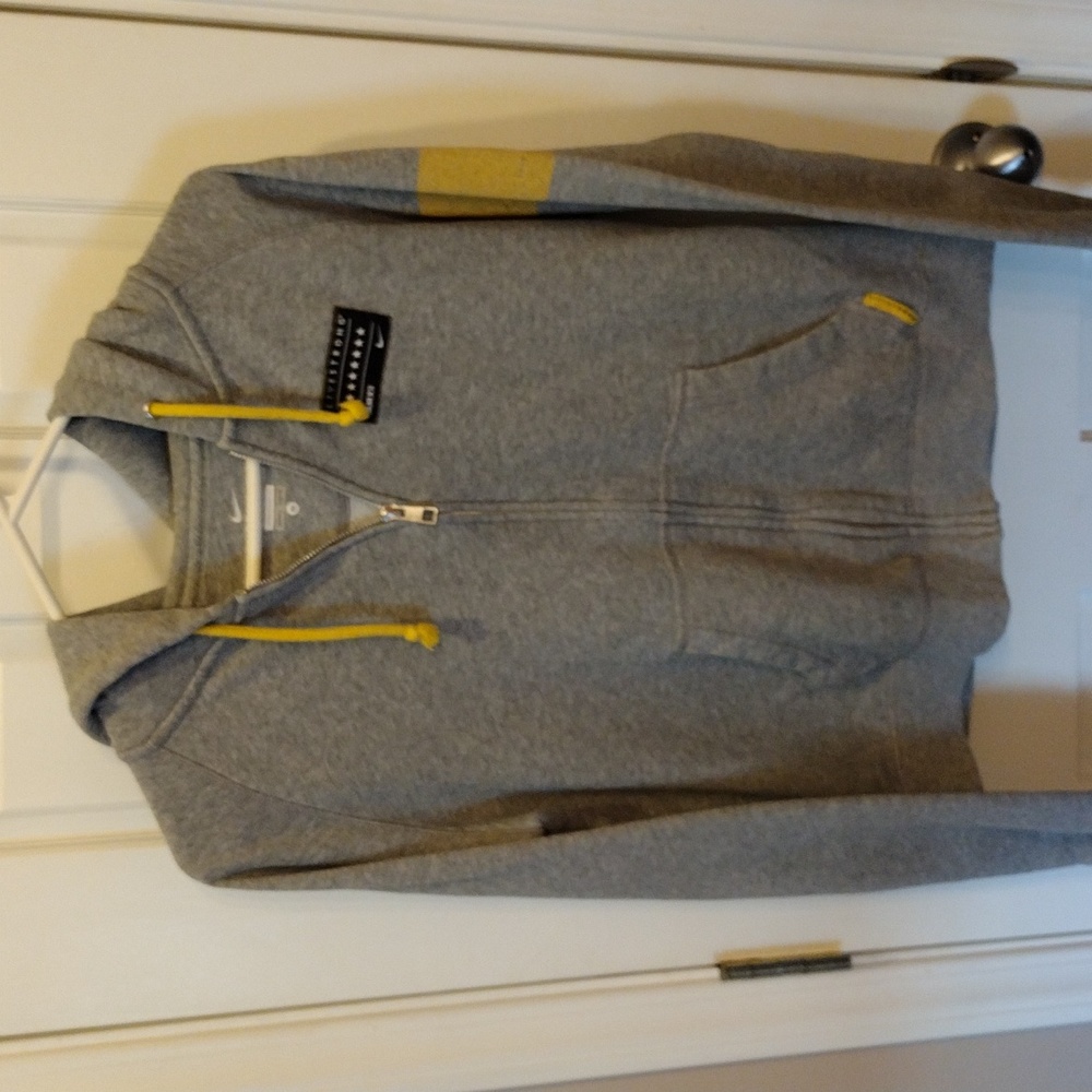 Nike hooded sweatshirt.